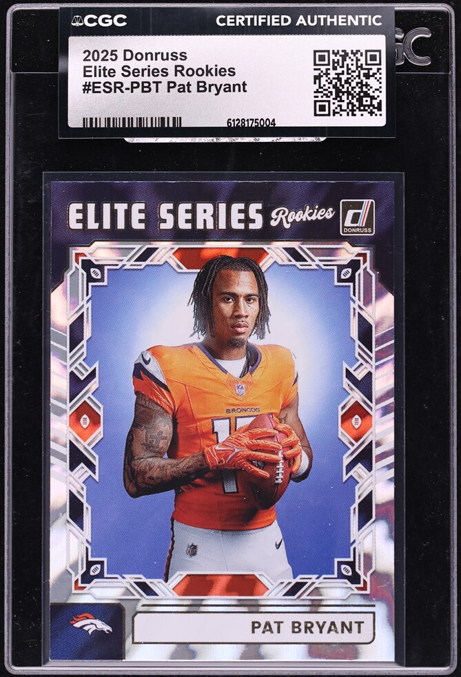 2025 Donruss Elite Series Rookies Pat Bryant ROOKIE #ESR-PBT CGC AUTH