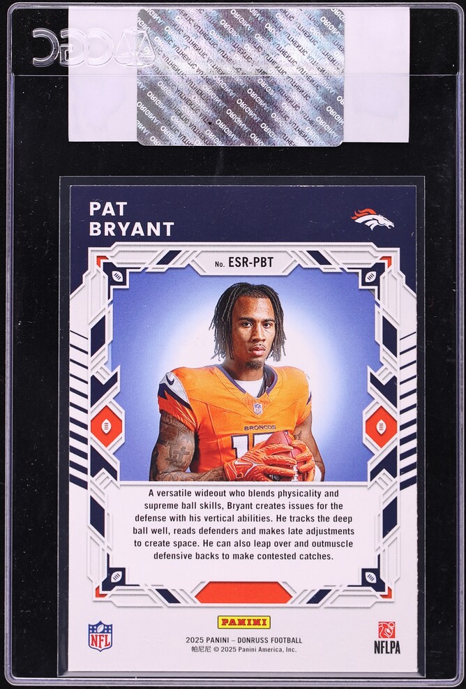 2025 Donruss Elite Series Rookies Pat Bryant ROOKIE #ESR-PBT CGC AUTH