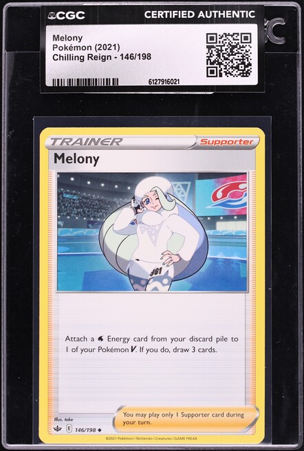 2021 Pokemon Chilling Reign Melony #146 CGC AUTH