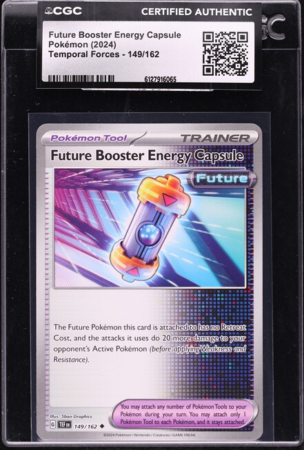 2024 Pokemon SV Temporal Forces Future Booster Energy Capsule #149 CGC AUTH