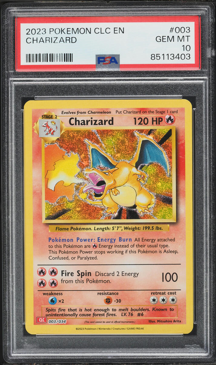 2023 Pokemon SV TCG Classic Collection Ho-Oh Ex Deck Holo Charizard #3 PSA 10 GEM MINT