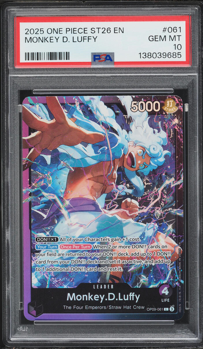 2025 One Piece Starter Deck ST26 Purple Black Leader Monkey D