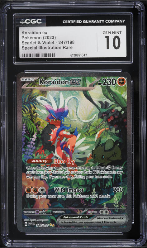 2023 Pokemon Scarlet & Violet SIR Koraidon ex #247 CGC 10 GEM MINT