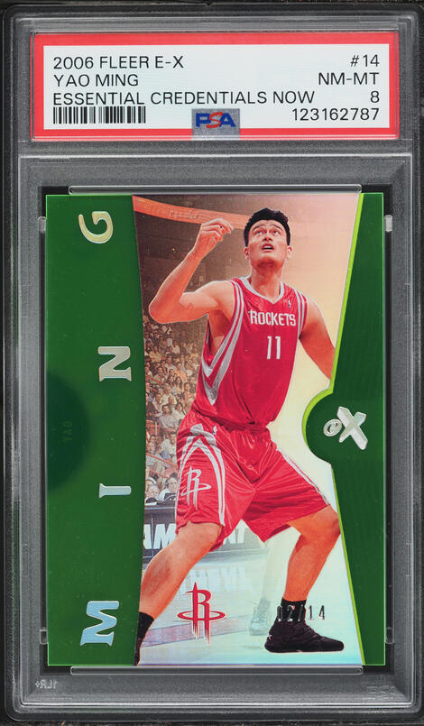 2004 Upper Deck Trilogy Auto Focus Yao Ming AUTO #AF-YM PSA 9 MINT