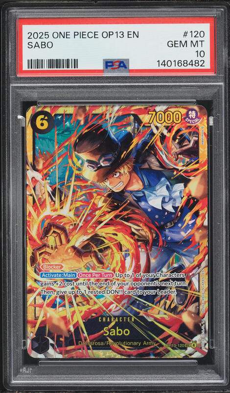 2025 One Piece Japanese Carrying On His Will SEC Sabo #OP13-120