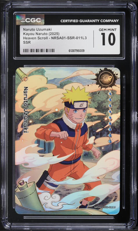 2025 Kayou Naruto Heaven Scroll Naruto Uzumaki #NRSA01-SSR-011L3 CGC 10 GEM MINT on Fanatics Collect 2025 Kayou Naruto Heaven Scroll Naruto Uzumaki #NRSA01-SSR-011L3 CGC 10 GEM MINT on Fanatics Collect