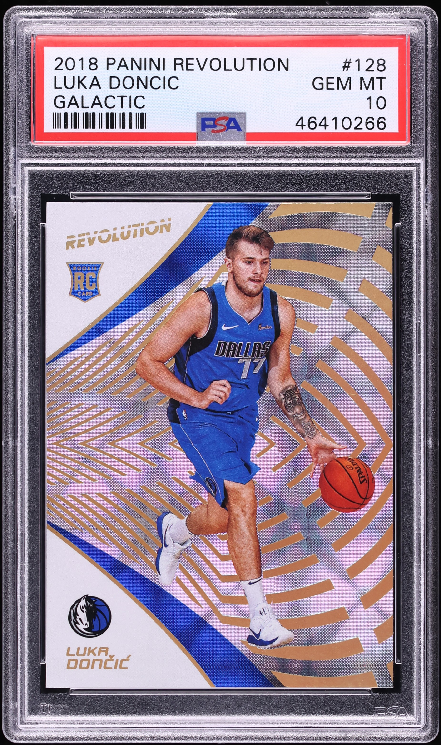 2018 Panini Revolution Galactic Luka Doncic ROOKIE #128 PSA 10 GEM