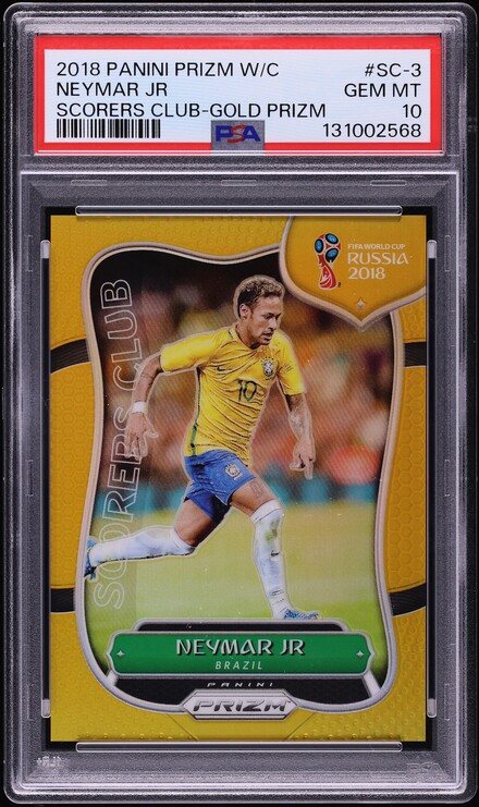 2014 Panini Prizm World Cup Neymar Jr AUTO #112 PSA/DNA 10 GEM