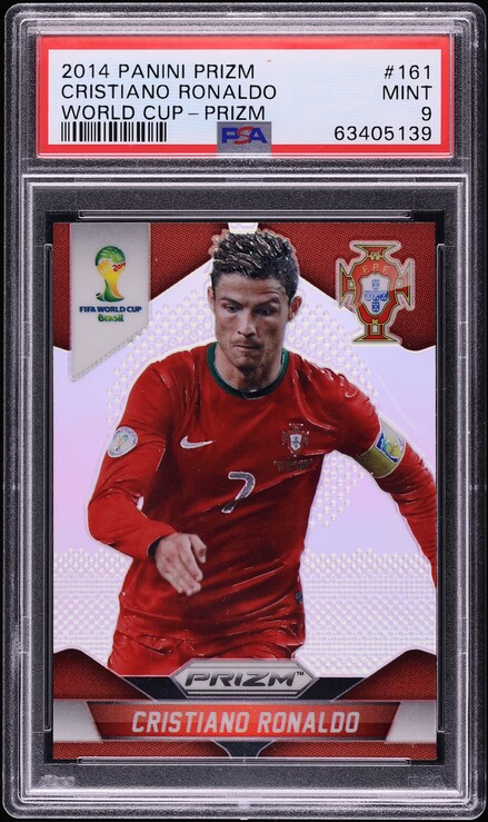 吉田麻也 2014 Panini Prizm Red 149枚限定 プリズム版 2014 Panini Prizm World Cup Silver Cristiano Ronaldo #161 PSA 9