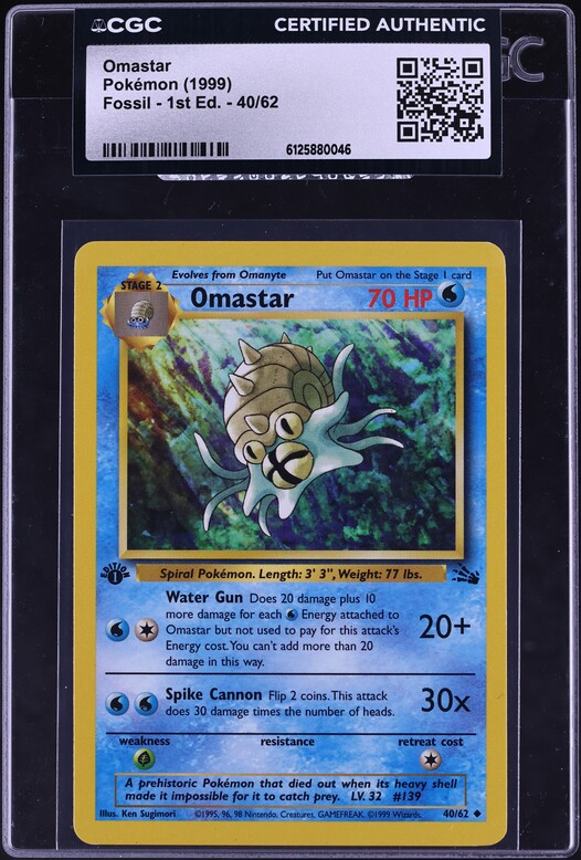 pokemon 1st edition fossil card prices (62/62) Complete Set 1999 Colorless Retreat Cost Pokemon TCG Fossil Set 1st