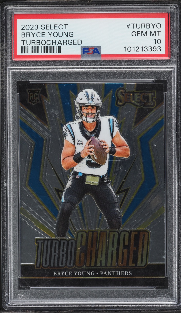 2023 Select Turbocharged Bryce Young ROOKIE #TURBYO PSA 10 GEM MINT