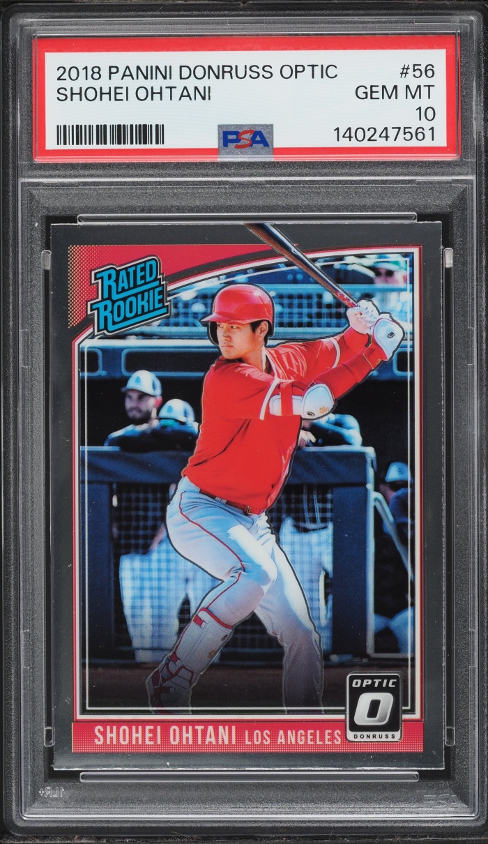 2018 Donruss Optic Shohei Ohtani ROOKIE #56 PSA 10 GEM MINT