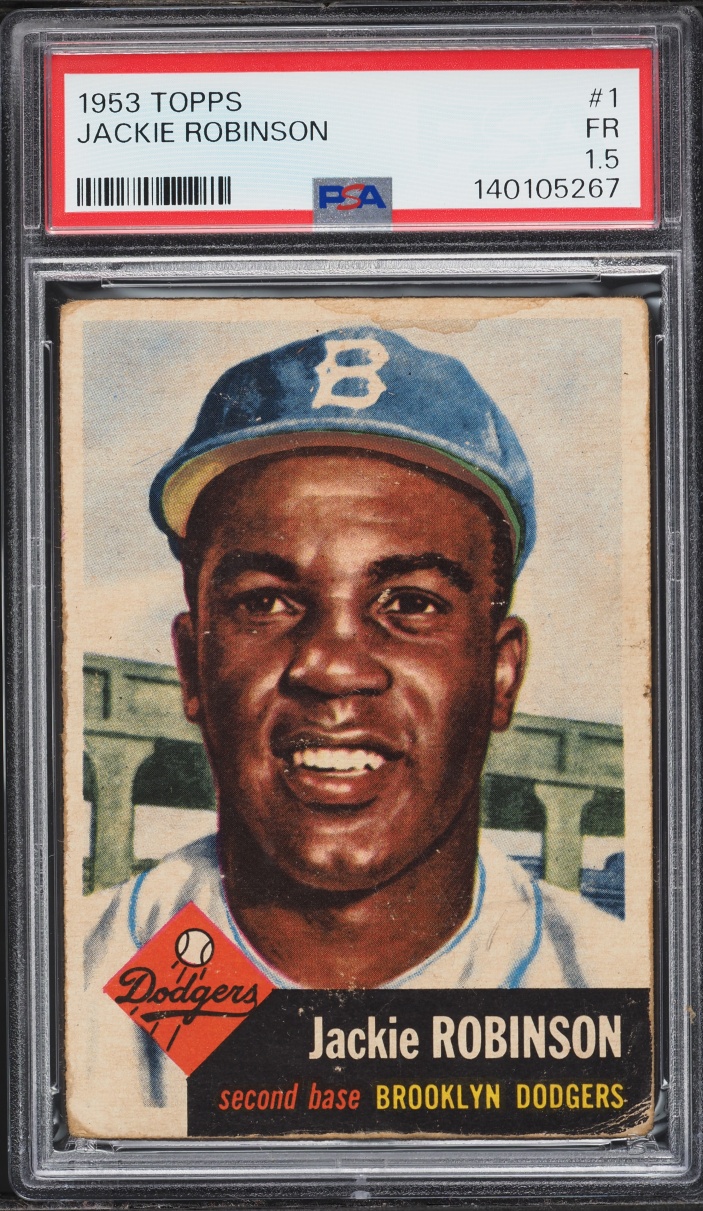 1953 Topps Jackie Robinson #1 PSA 1.5 FR