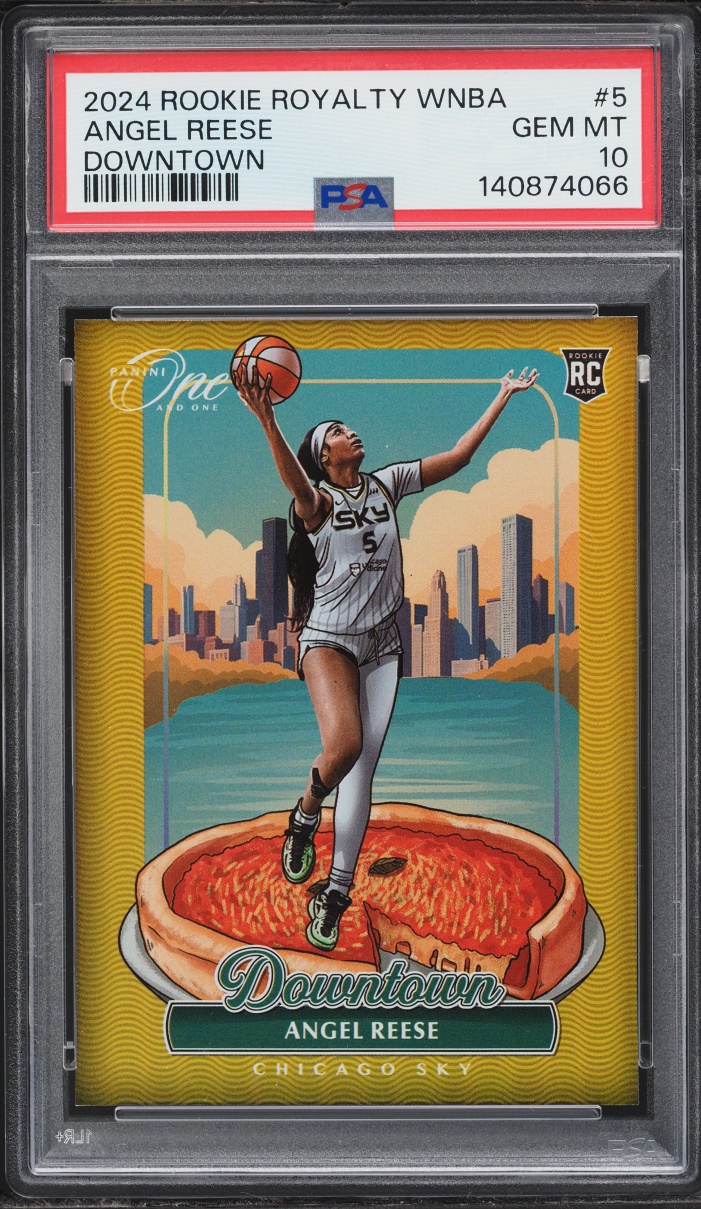 2024 Panini One And One Royalty Instant WNBA Downtown Angel Reese ROOKIE #5 PSA 10 GEM MINT