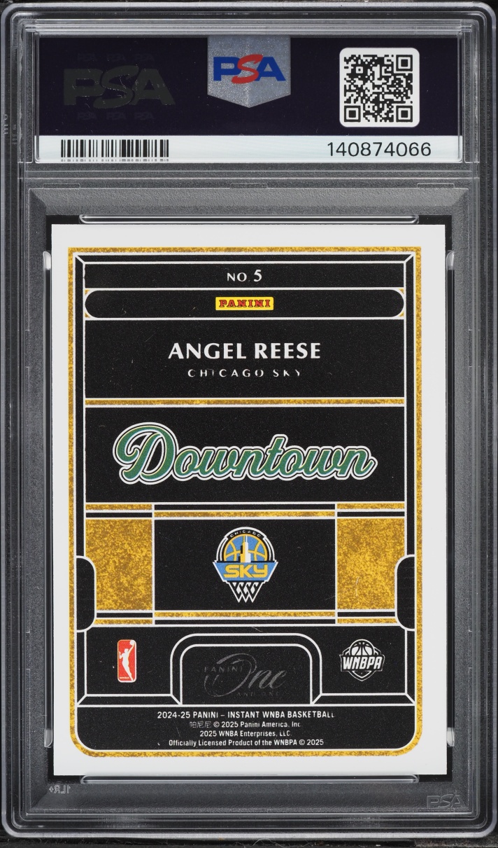 2024 Panini One And One Royalty Instant WNBA Downtown Angel Reese ROOKIE #5 PSA 10 GEM MINT