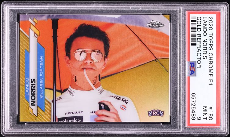 2020 Topps Chrome Formula 1 F1 Gold Refractor Lando Norris ROOKIE