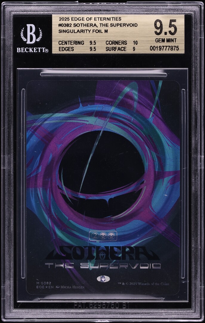 2025 Magic The Gathering MTG Edge Of Eternities Singularity Foil Sothera The Supervoid BGS 9.5