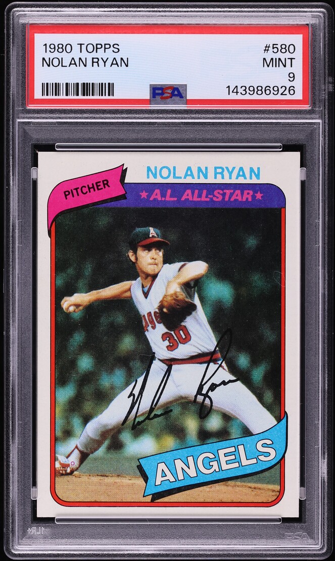 1980 Topps Nolan Ryan #580 PSA 9 MINT
