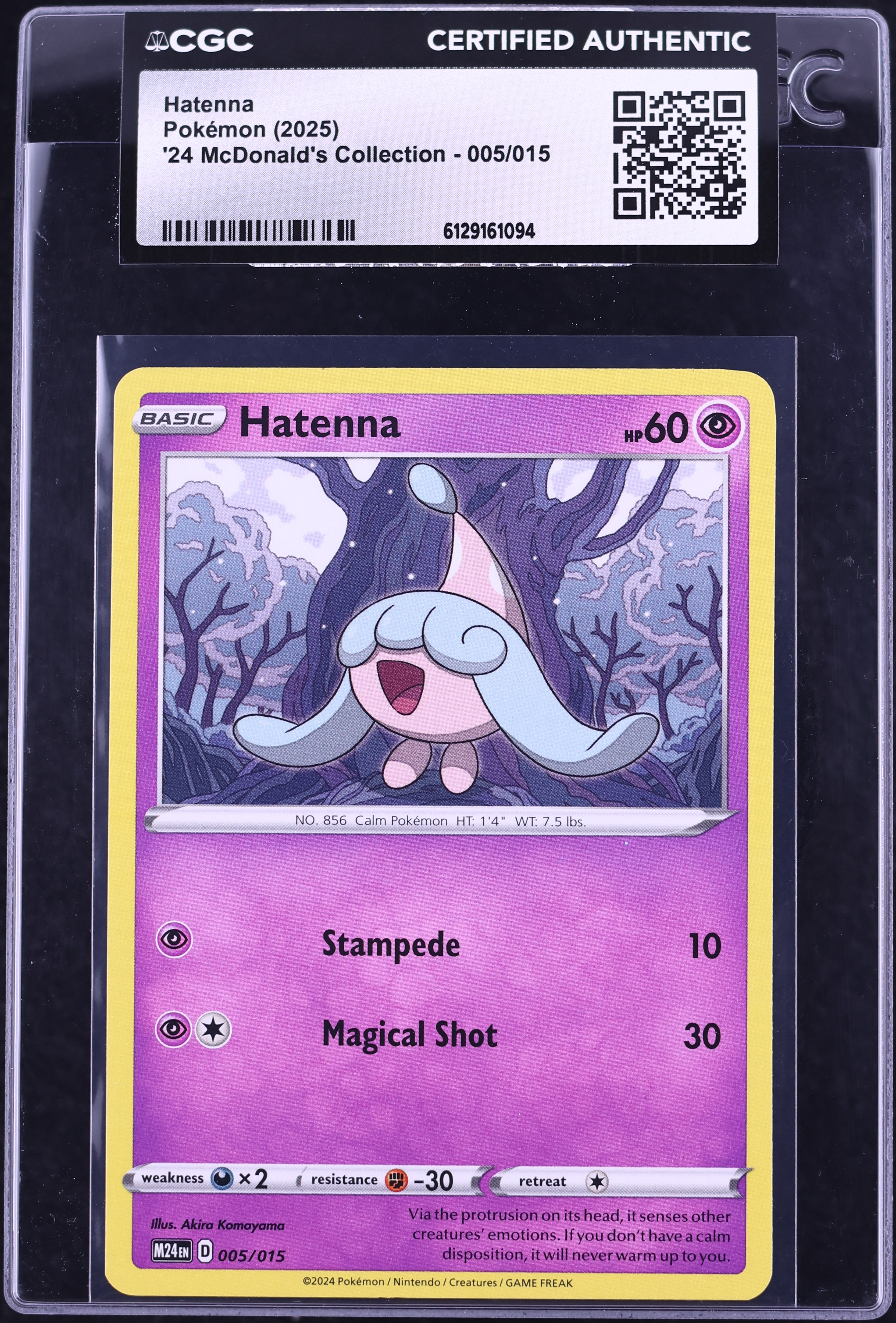 hatenna pokemon card mcdonald's #5 Prijzen | McDonalds 2024 Psychic Psychic Stampede (10) Psychic 2025 Pokemon '24 McDonald's Collection