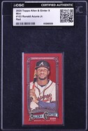 2025 Topps Allen & Ginter X Mini Red Ronald Acuna Jr. 5/5 #103 CGC