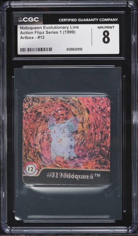 1999 Pokemon Artbox Action Flipz Series 1 Gengar Evolutionary Line