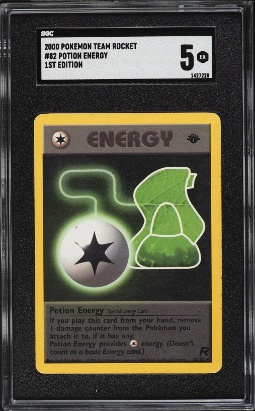 potion energy pokemon card Cards - # 82/82 (Doesnt count as a basic Energy card.) Artist POTION ENERGY - 101/110 -