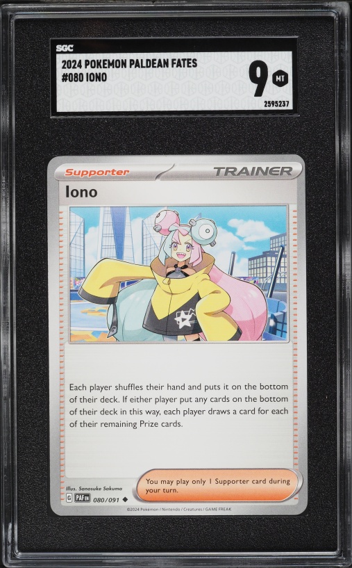 2024 Pokemon SV Promo Premium Tournament Collection Iono #124 PSA