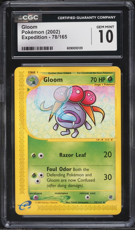 gloom pokemon card 198/197 RarityCommon Hit Points80 HP Colorless Inviting Scent Switch in 1 of your opponents Benched Pokmon to the Active Spot. 2019 Pokemon Japanese Playing Cards