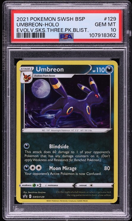 2000 Pokemon Japanese Neo 2 Crossing The Ruins Holo Umbreon #197