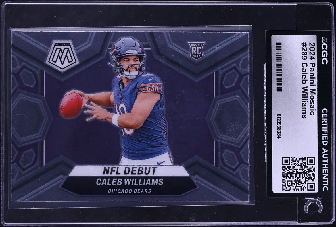 2024 Panini Mosaic NFL Debut Caleb Williams ROOKIE #289 CGC AUTH