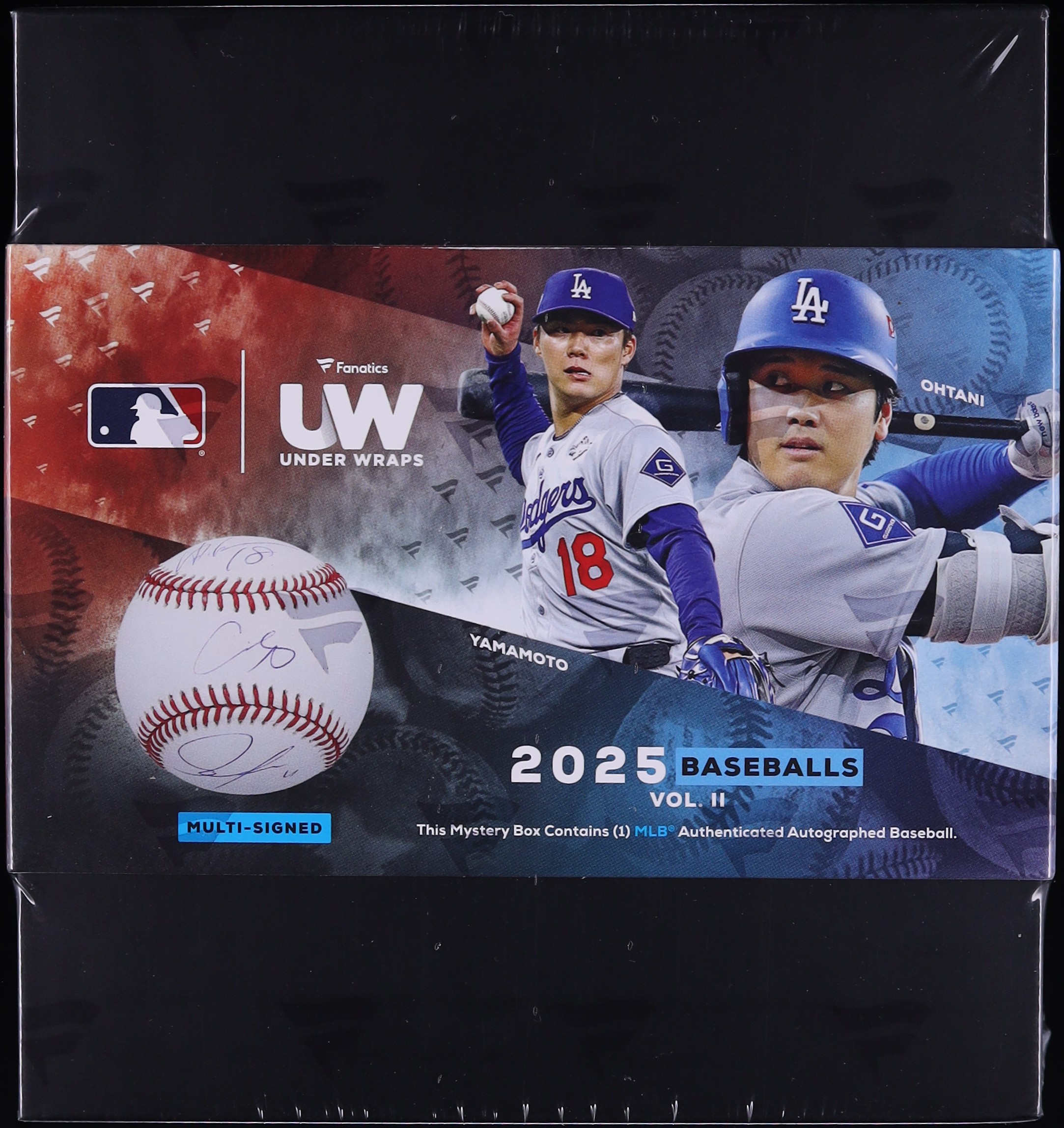 2025 Fanatics Under Wraps Autographed MLB Baseball Volume II