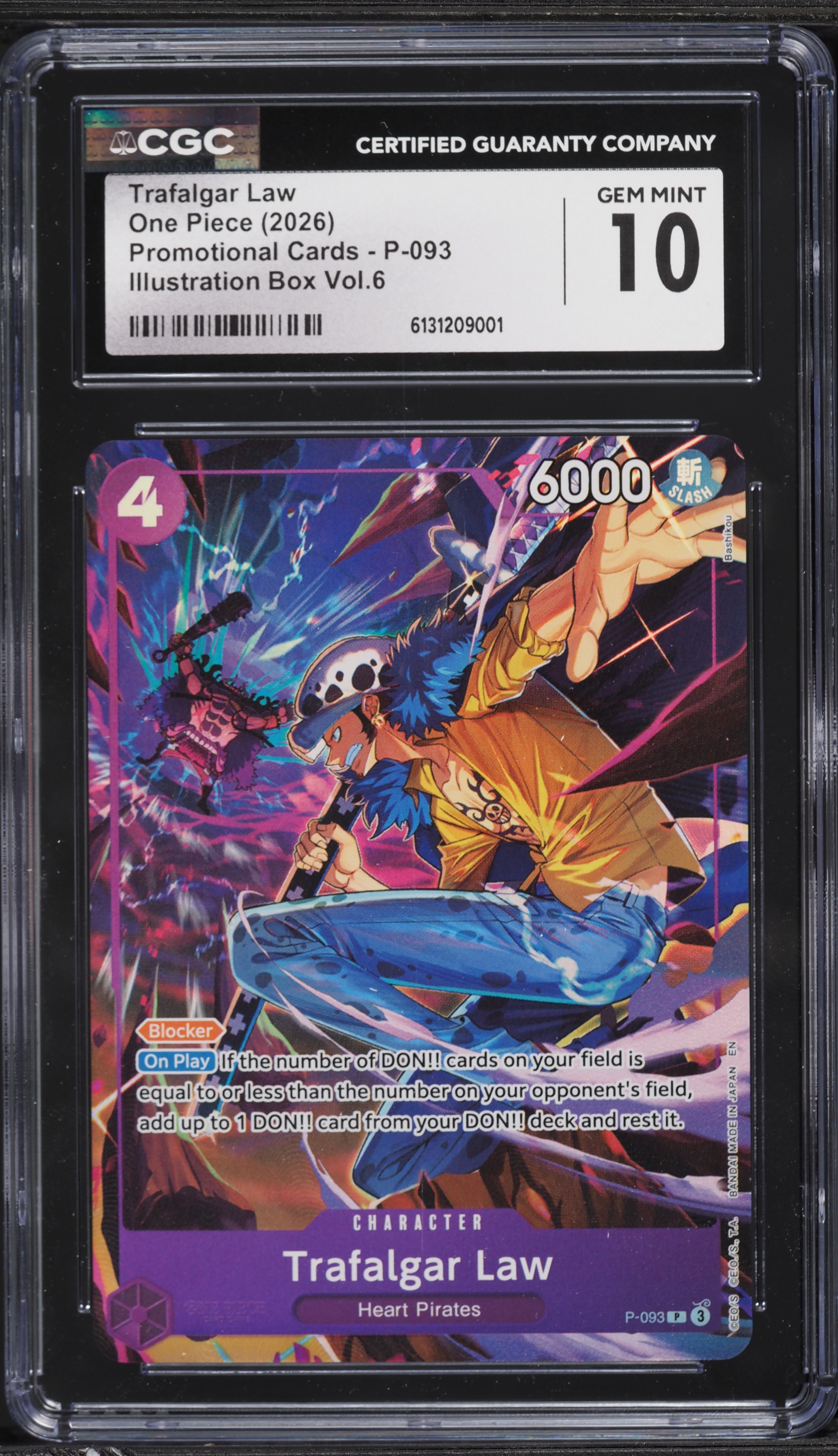 2026 One Piece Promo Illustration Box Vol 6 Alt Art Trafalgar Law