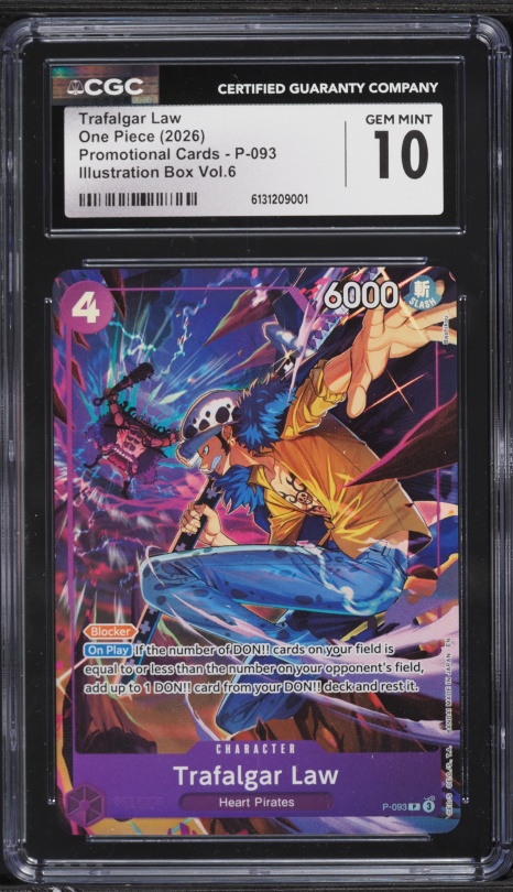 2026 One Piece Promo Illustration Box Vol 6 Alt Art Trafalgar Law