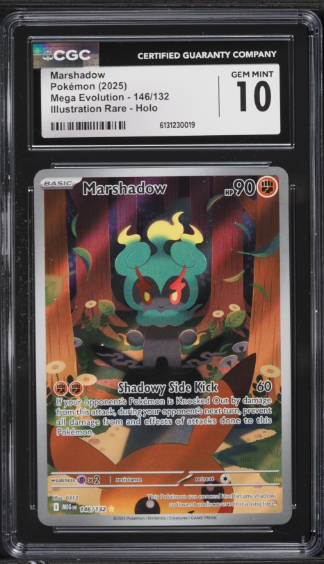 2025 Pokemon Japanese Mega Brave AR Marshadow #69 CGC 10 GEM MINT