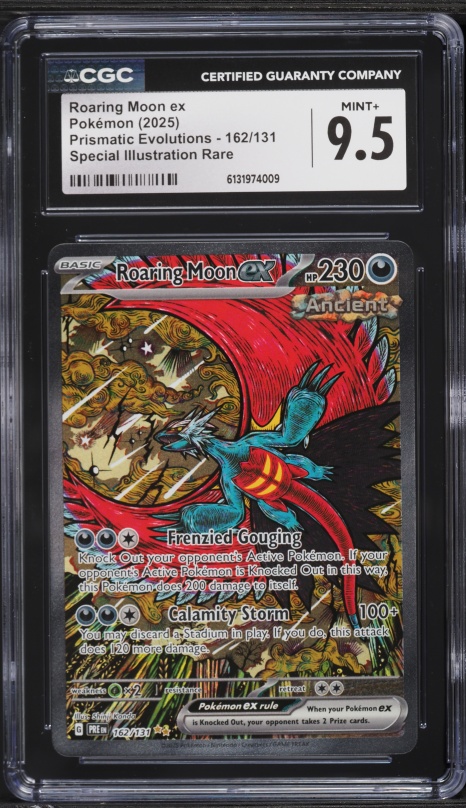 roaring moon ex pokemon card value Pokemon Card】ROARING MOON EX【SAR】(218/187) (SV8a) Japanese PSA10 – Fandom  Tokyo main image 0