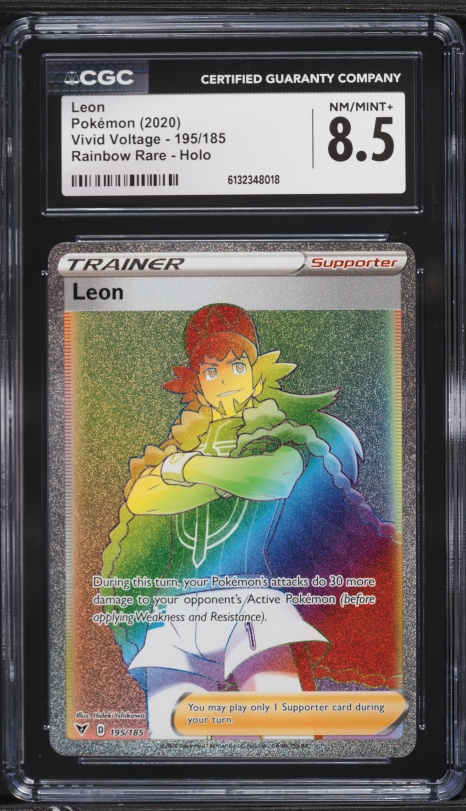 leon full art pokemon card 2020 Japanese Sword & Shield: Amazing Volt Tackle #117/100 Hyper Rare Price Guide During this turn Pokmon TCG  Charizard w/