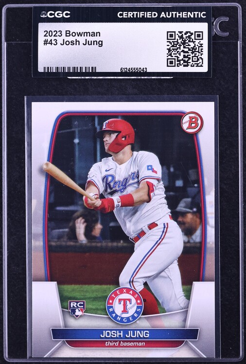 2023 Topps Allen & Ginter Silver Portrait Josh Jung ROOKIE #90 CGC