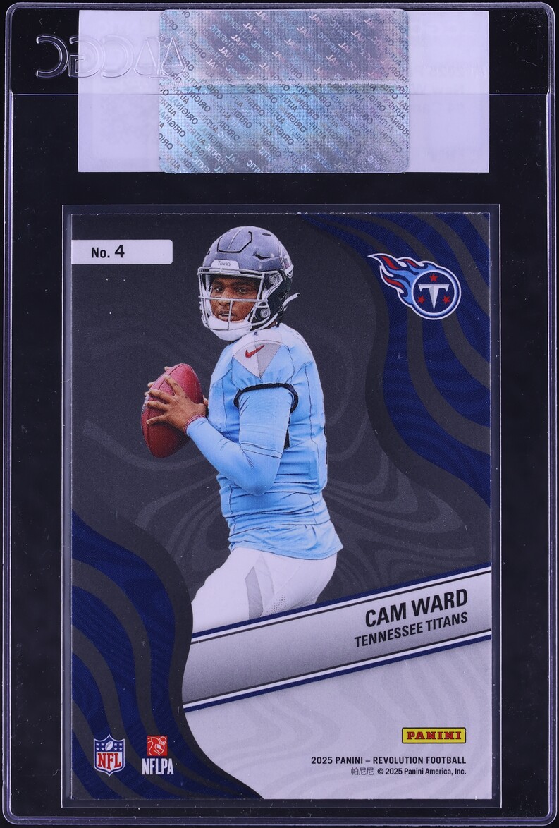 2025 Panini Revolution New Wave Cam Ward ROOKIE #4 CGC AUTH
