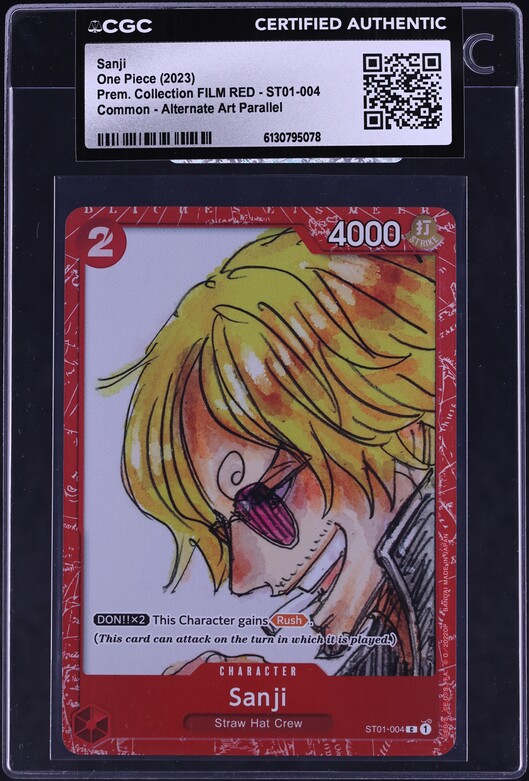 2024 One Piece Japanese Emperors In The New World SR Alt Art Sanji