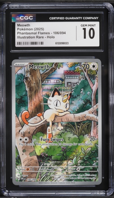 1996 Pokemon Japanese Green Poker Set Nintendo Playing Card Meowth