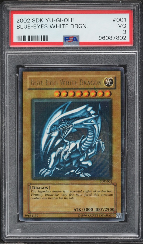 2002 Yu-Gi-Oh! Booster Pack Tin Blue-Eyes White Dragon #BPT-003