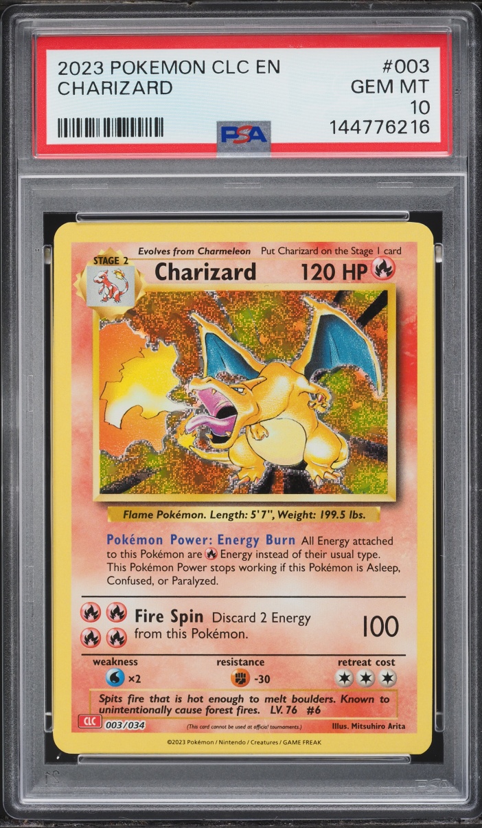 2023 Pokemon TCG Classic Collection Ho-Oh Ex Deck Holo Charizard #3 PSA 10 GEM MINT