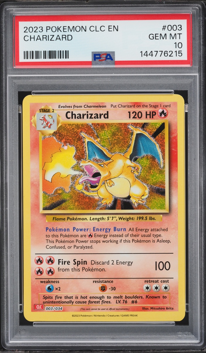 2023 Pokemon TCG Classic Collection Ho-Oh Ex Deck Holo Charizard #3 PSA 10 GEM MINT