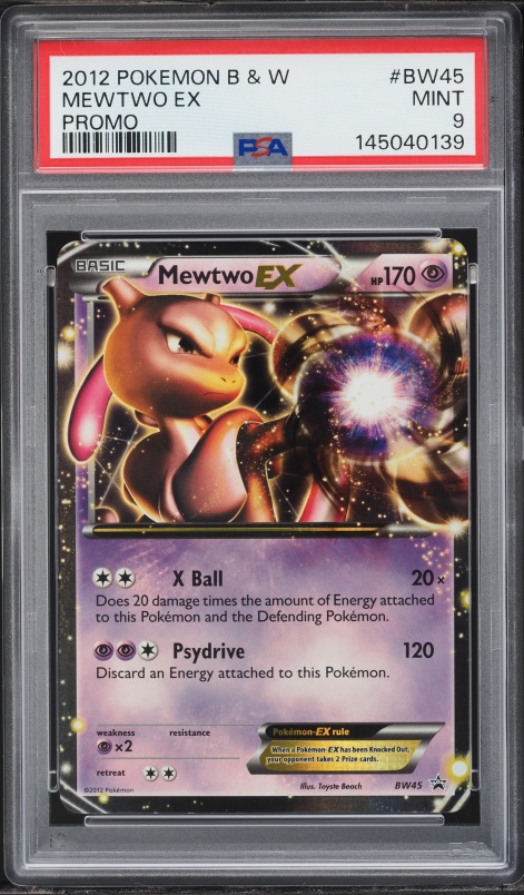 2016 Pokemon Japanese CP6 20th Anniversary 1st Edition Mewtwo EX