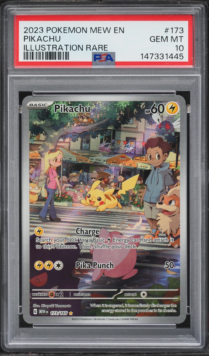 2023 Pokemon Scarlet & Violet 151 IR Pikachu #173 PSA 10 GEM MINT