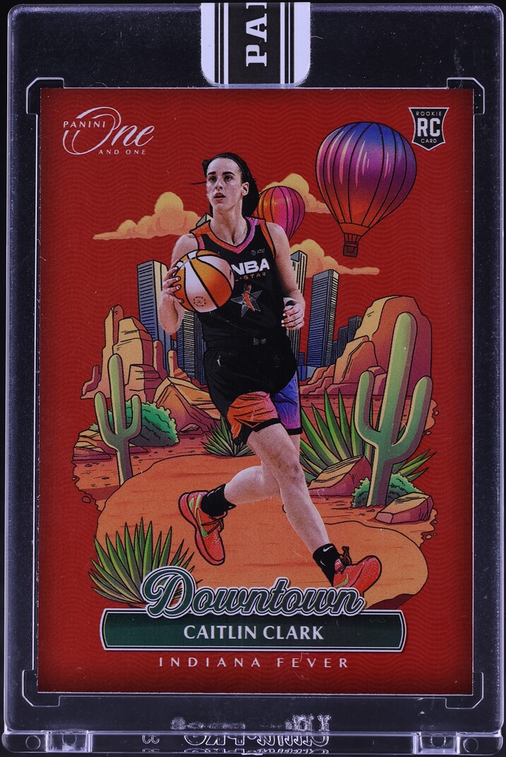 2024 Panini One And One WNBA Downtown Caitlin Clark ROOKIE #11