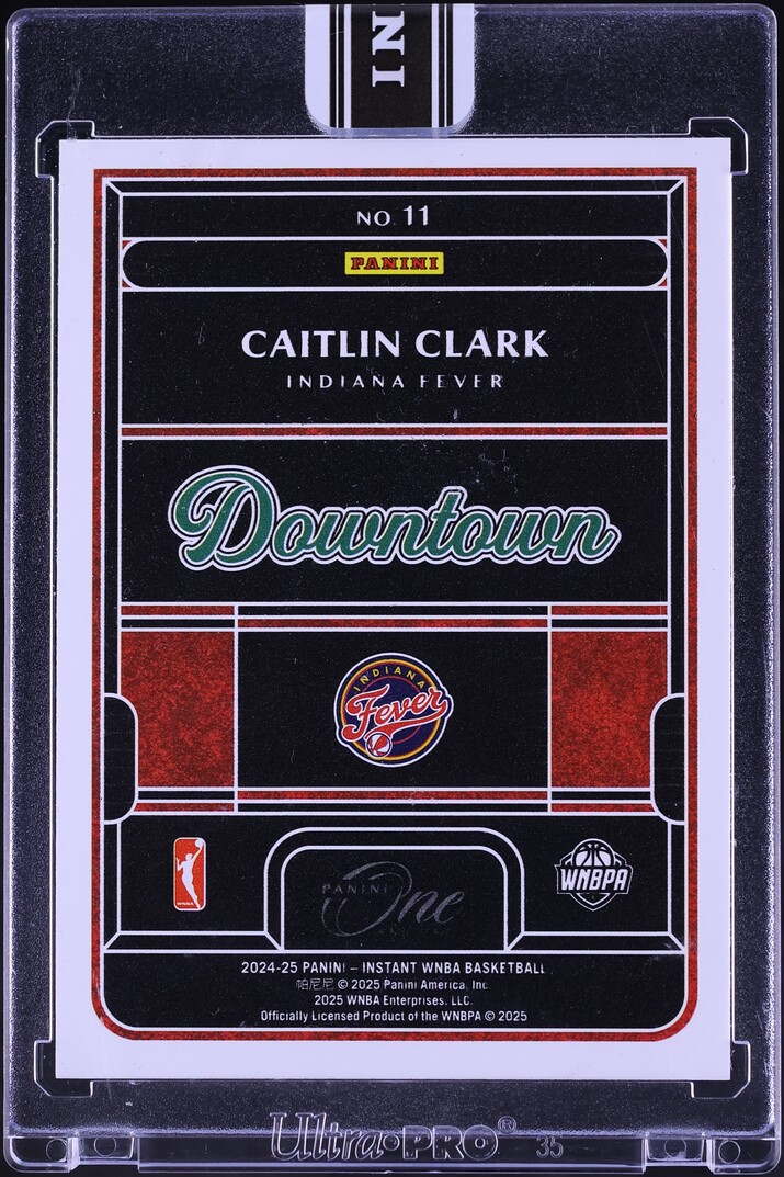 2024 Panini One And One WNBA Downtown Caitlin Clark ROOKIE #11