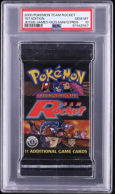 1999 Pokemon Fossil 1st Edition Booster Pack Lapras Art PSA 10 GEM MINT on  Fanatics Collect