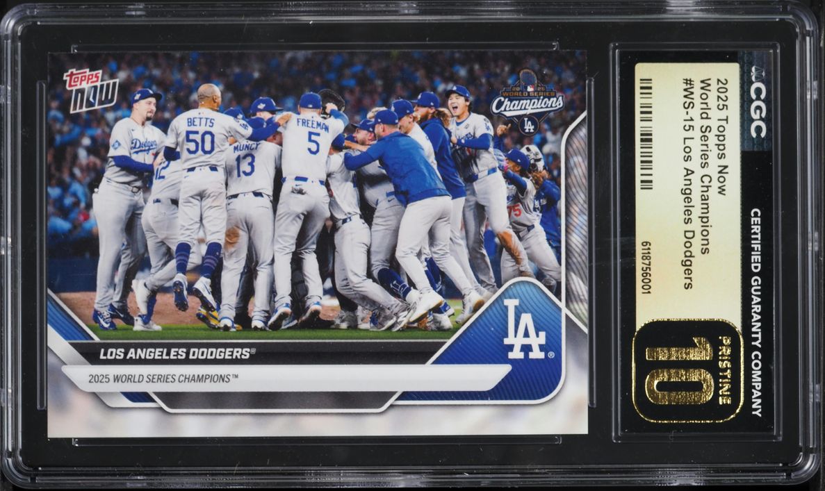 2025 Topps Now World Series Champions Los Angeles Dodgers #WS-15