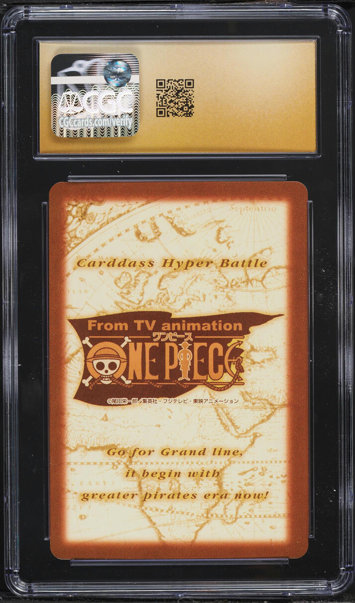 2001 One Piece Japanese Carddass Hyper Battle 7th Stage Zoro #C334 CGC 10 PRISTINE